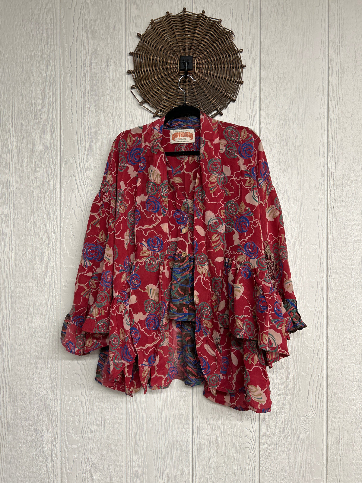 Crepe Sari Wild Rose Top 1026 108