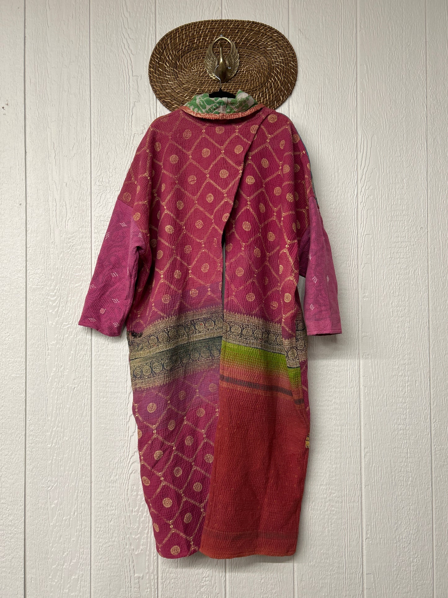 Fine Kantha Cowl Split Pullover 1225 030