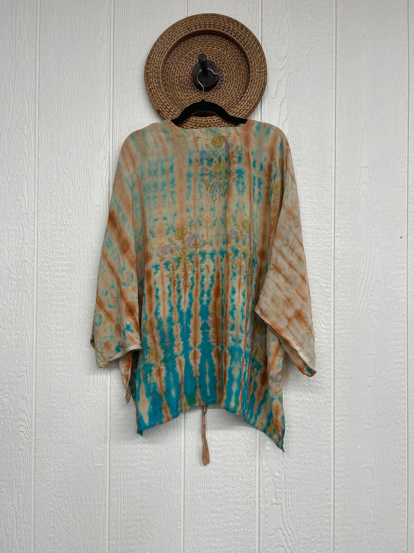 Crepe Sari Hi Lo Butterfly Top 0726 129