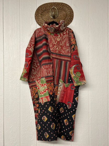 Fine Kantha Cowl Split Pullover 1026 004