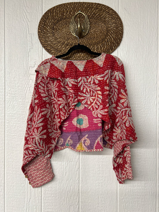 Pareo Kantha In Bloom Cropped Pullover 0326 167