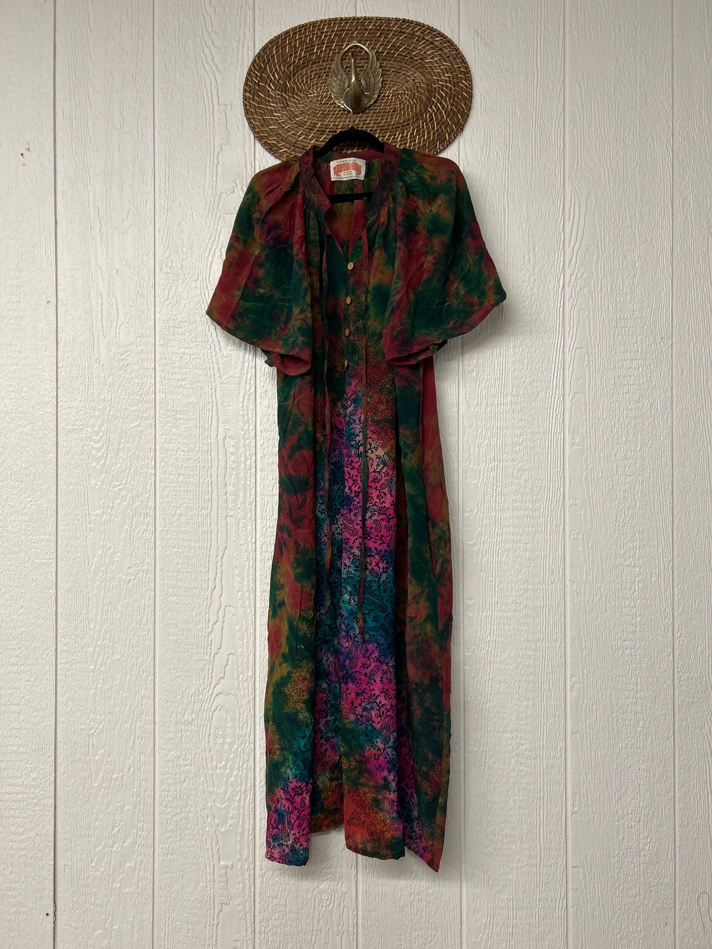 Crepe Sari Summer Woodstock Duster 0626 234