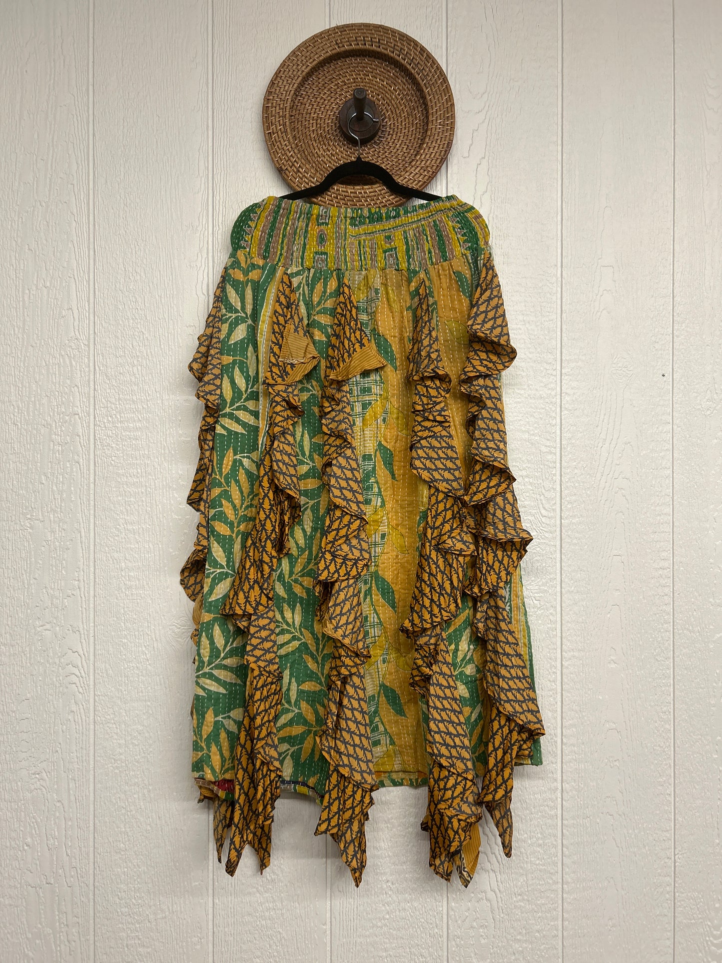 Pareo Kantha Willow Maxi Skirt 0826 088