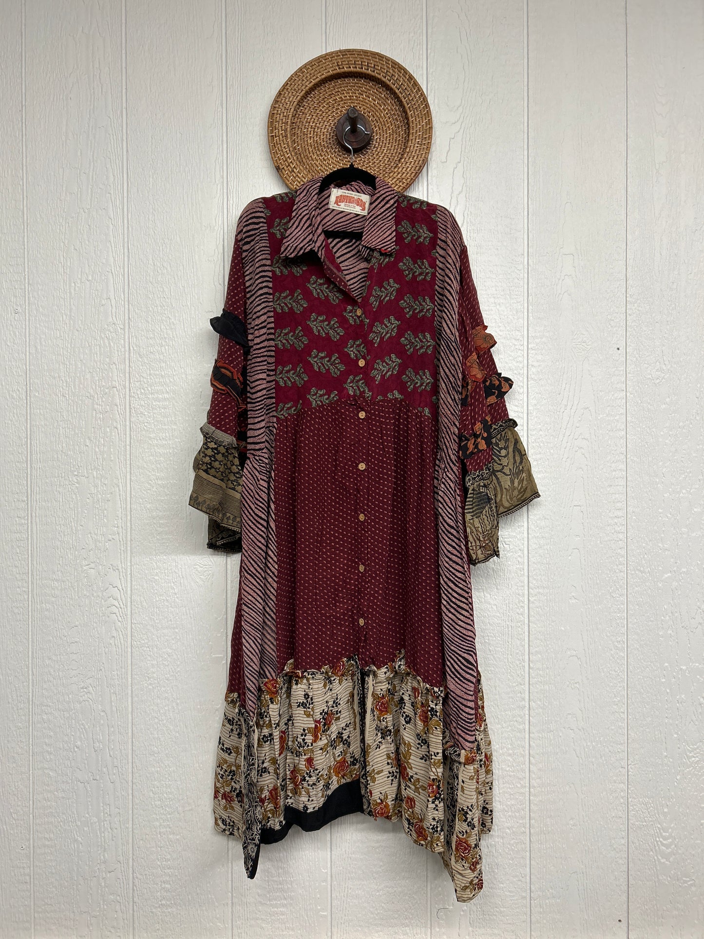 Crepe Sari Rhiannon Duster Dress 0226 177