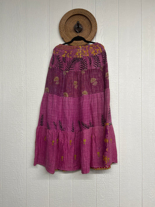 Pareo Kantha Lotus Maxi Skirt 0826 266