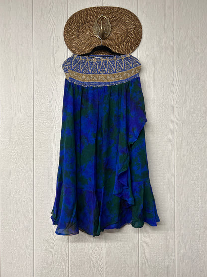 Crepe Sari Inner Peace Wrap Skirt 0626 226