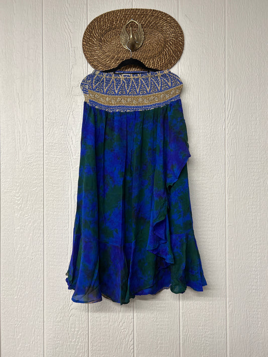 Crepe Sari Inner Peace Wrap Skirt 0626 226