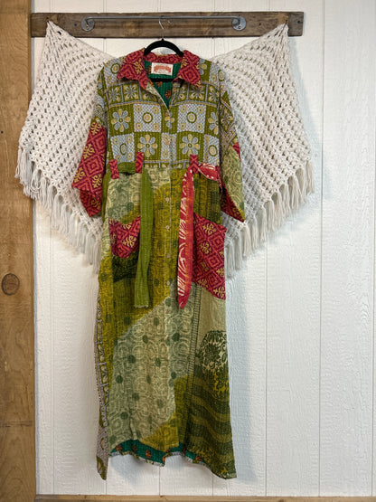 Pareo Kantha Gravity Duster Dress 0226 170