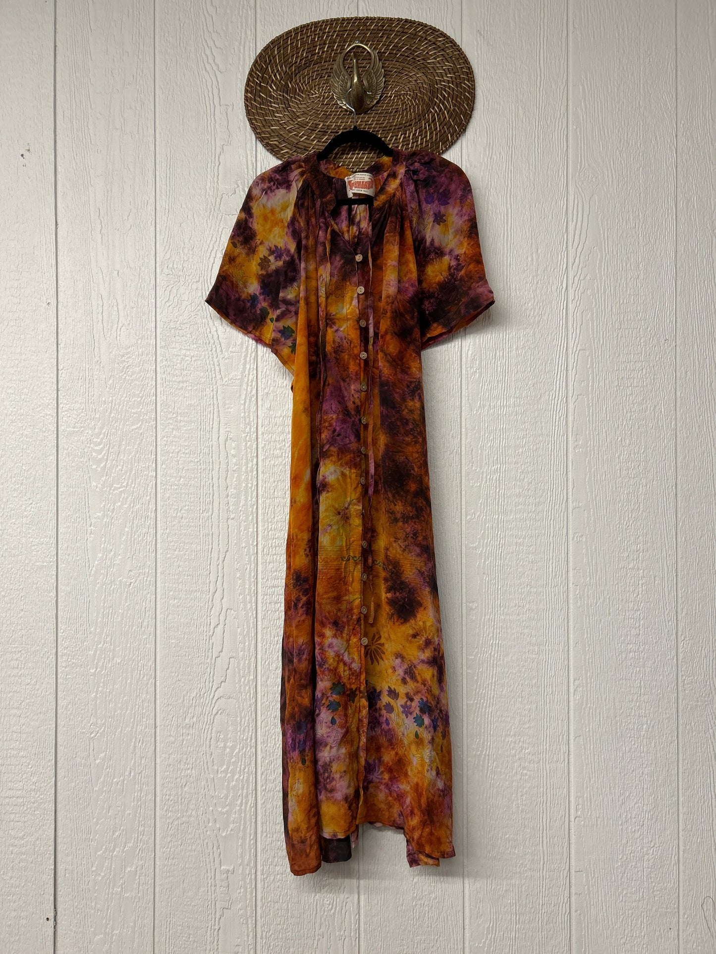 Crepe Sari Summer Woodstock Duster 0626 273