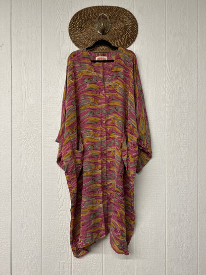 Crepe Sari Gaia Duster Dress 0826 001