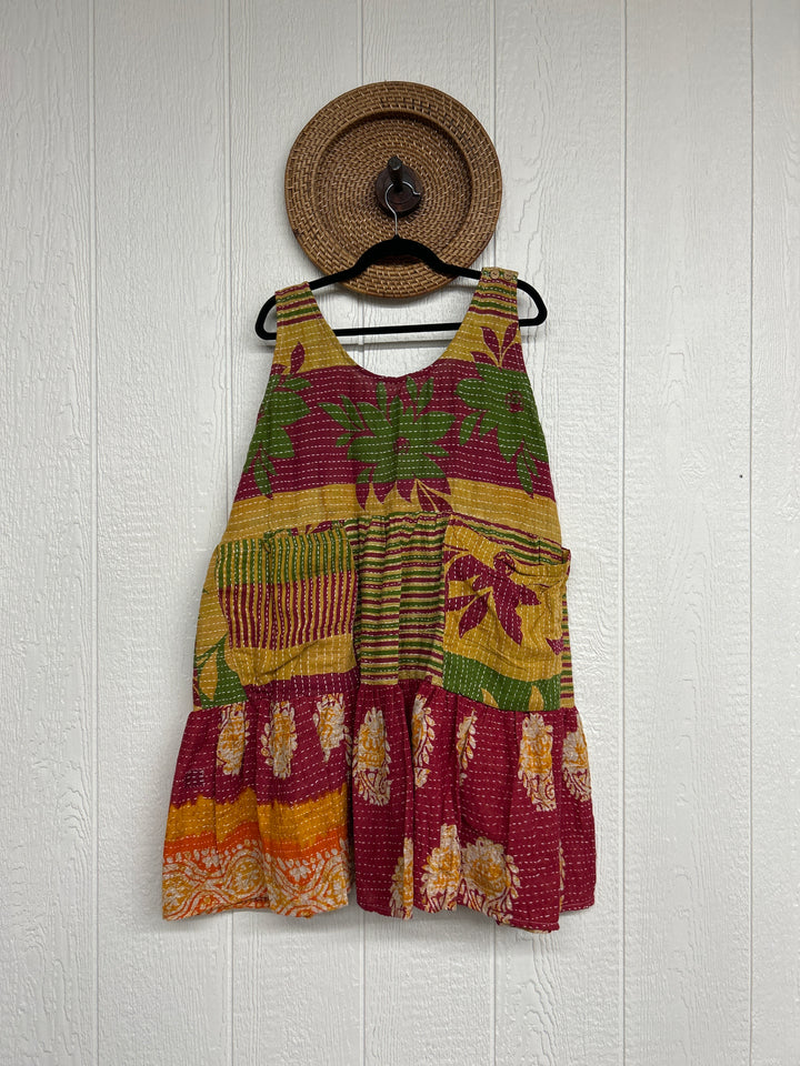 Kantha Meadow Mini Dress 0425 174