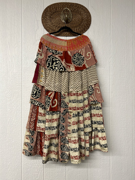 Rasgulla Sari Venus Ruffle Maxi 1125 074