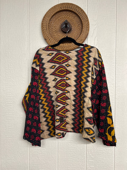 Pareo Kantha Wanderer Pocket Crop Top 0226 073