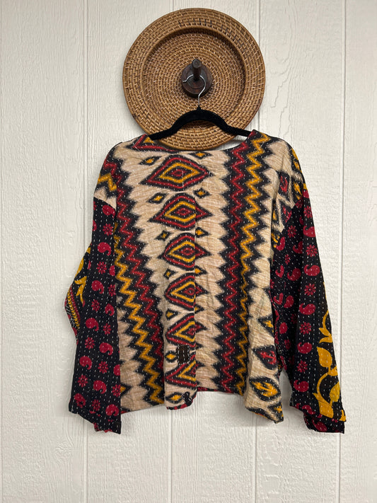 Pareo Kantha Wanderer Pocket Crop Top 0226 073
