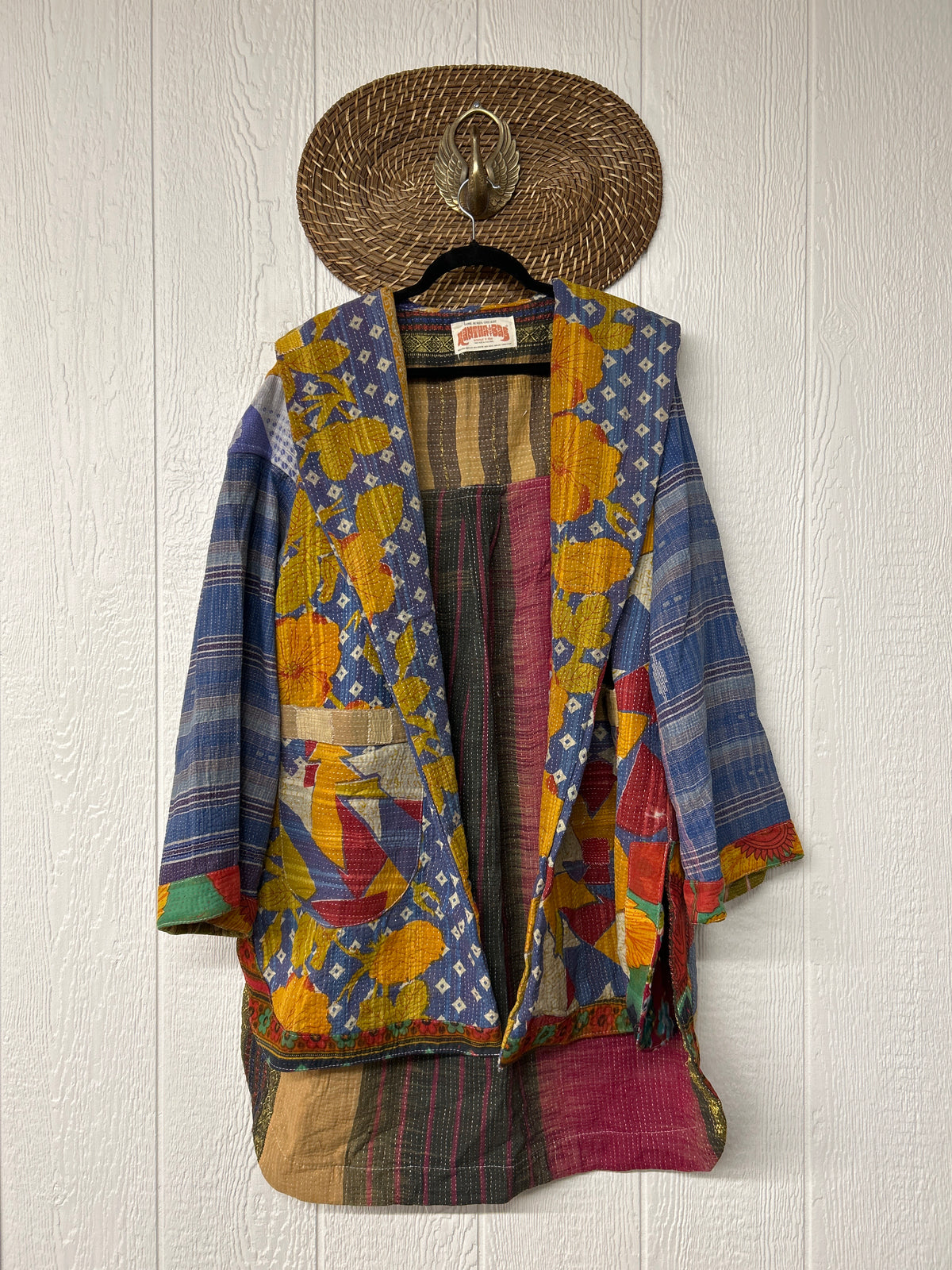 Fine Kantha Drifter Coat 1026 073