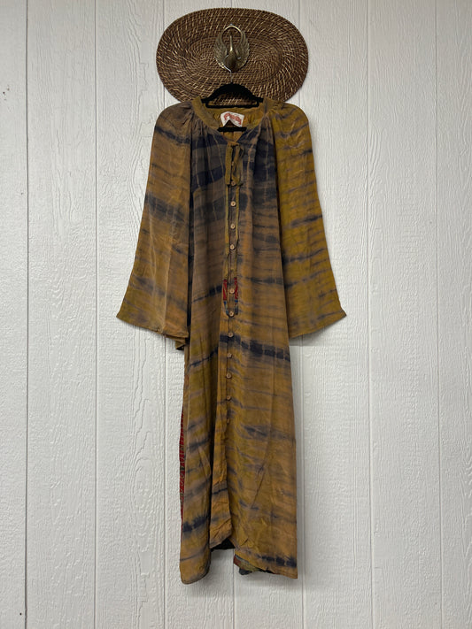 Crepe Sari Woodstock Duster Dress 0226 063