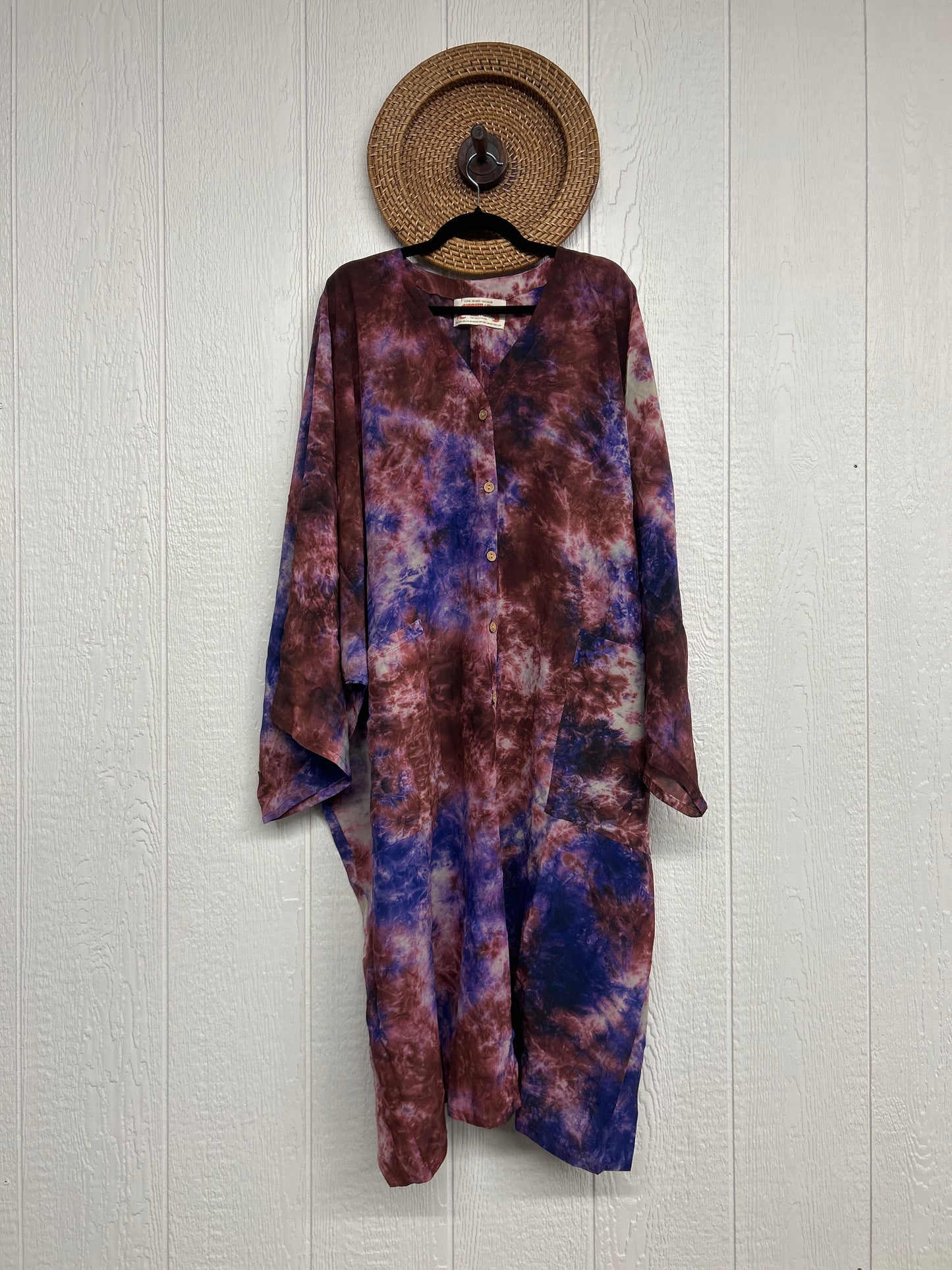 Crepe Sari Gaia Duster Dress 0426 025