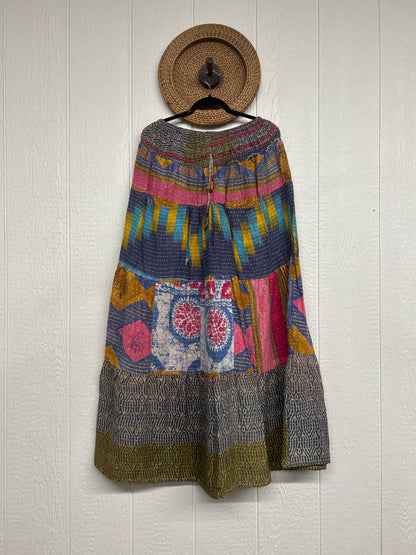 Pareo Kantha Lotus Maxi Skirt 0826 082