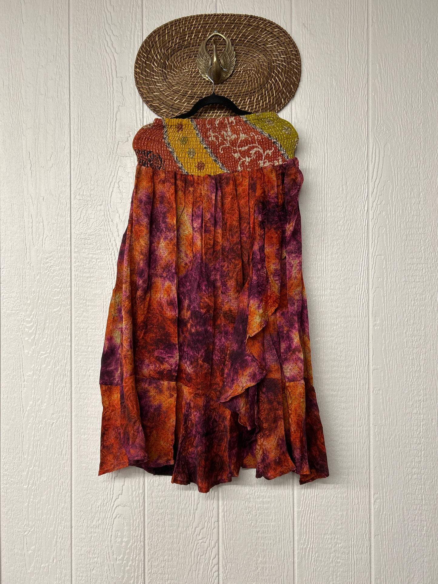 Crepe Sari Inner Peace Wrap Skirt 0626 042