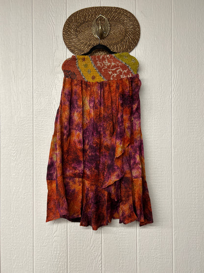 Crepe Sari Inner Peace Wrap Skirt 0626 042