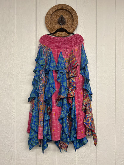 Pareo Kantha Willow Maxi Skirt 0826 033
