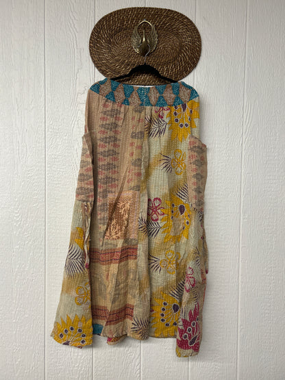 Pareo Kantha Butterfly Cargo Skirt 0426 110