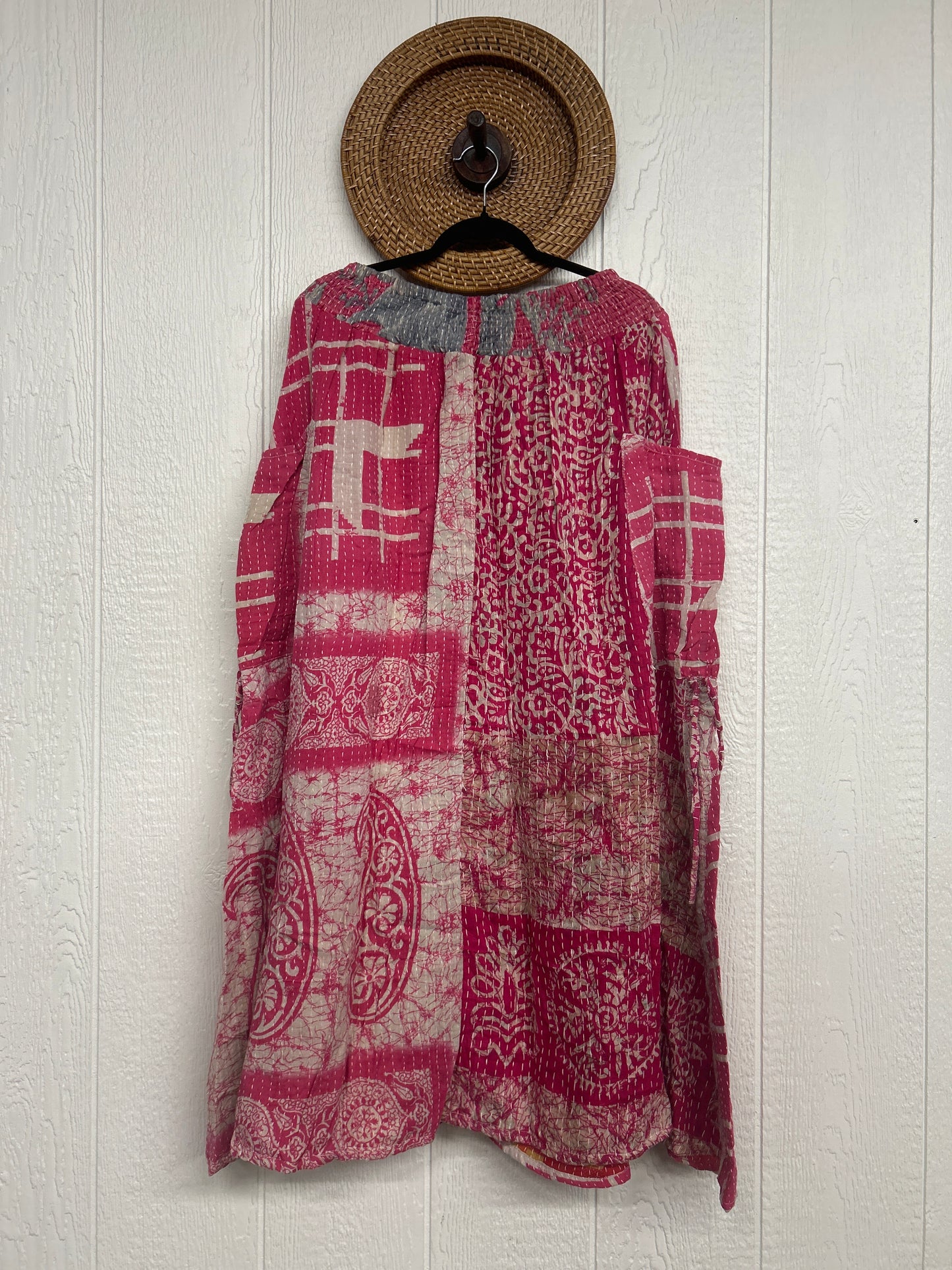 Pareo Kantha Butterfly Cargo Skirt 0426 205