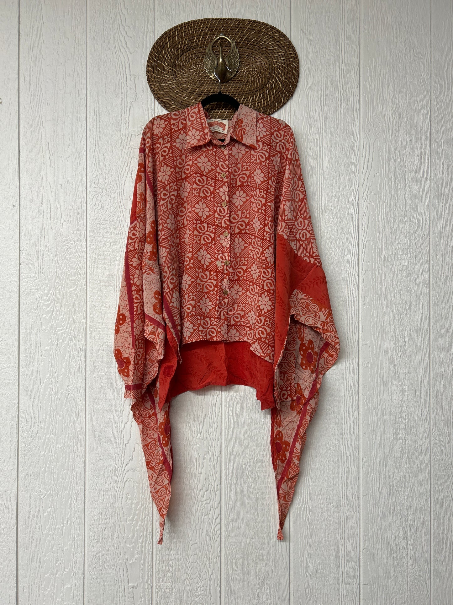 Crepe Sari Nirvana Button Down 1125 075