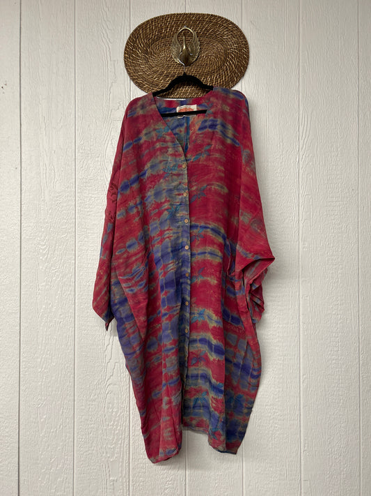 Crepe Sari Gaia Duster Dress 0426 227