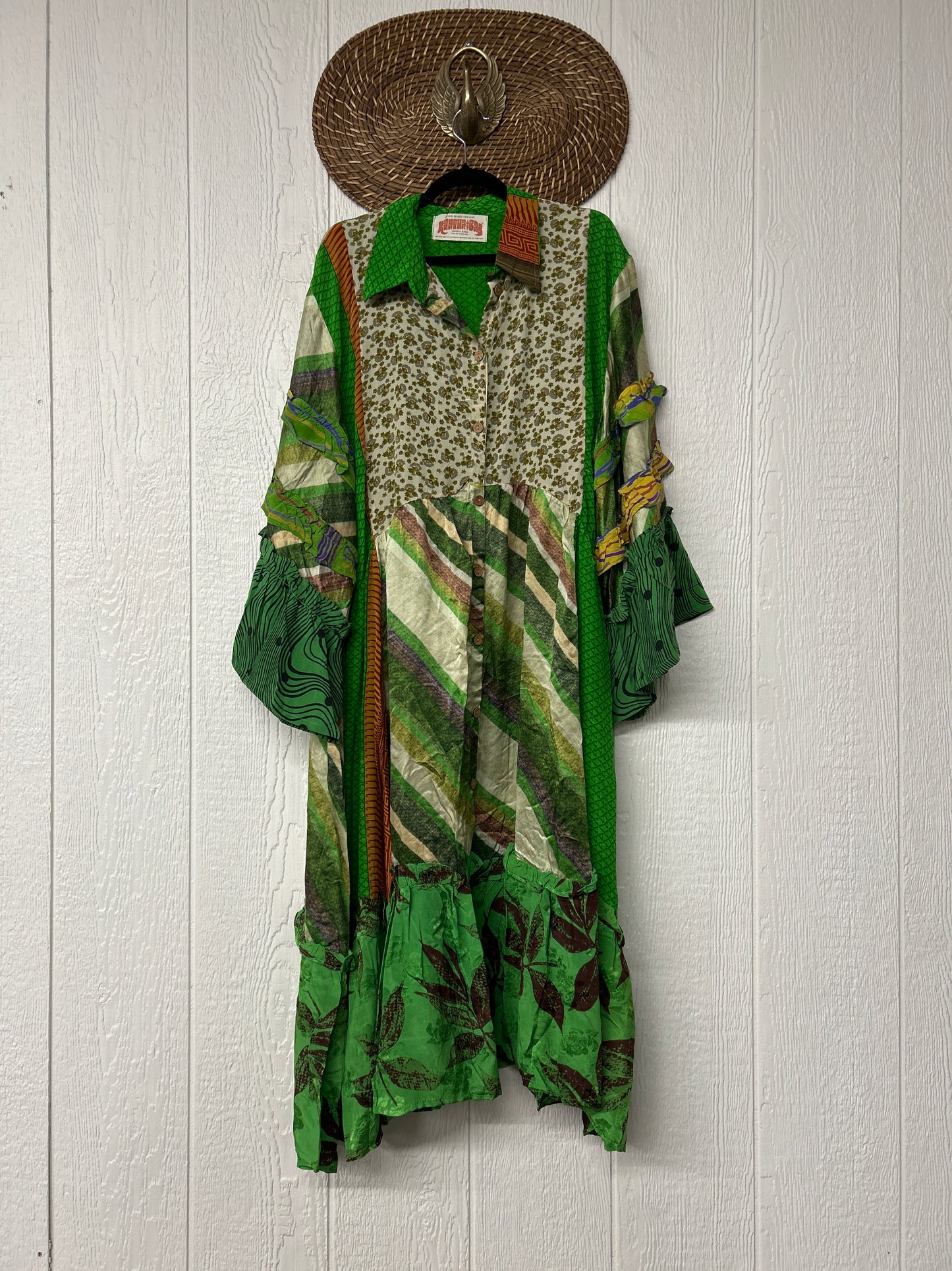 Crepe Sari Rhiannon Duster Dress 0226 104