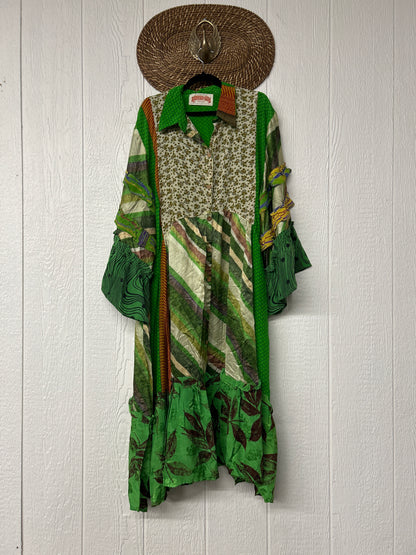 Crepe Sari Rhiannon Duster Dress 0226 104