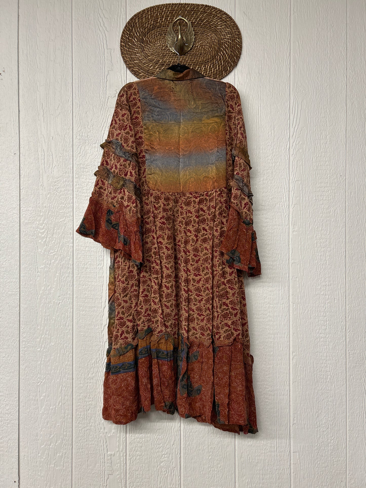 Crepe Sari Rhiannon Duster Dress 0226 127