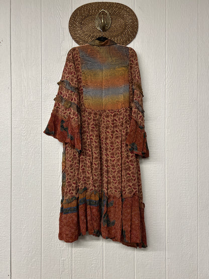 Crepe Sari Rhiannon Duster Dress 0226 127