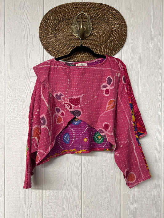 Pareo Kantha In Bloom Cropped Pullover 0326 162