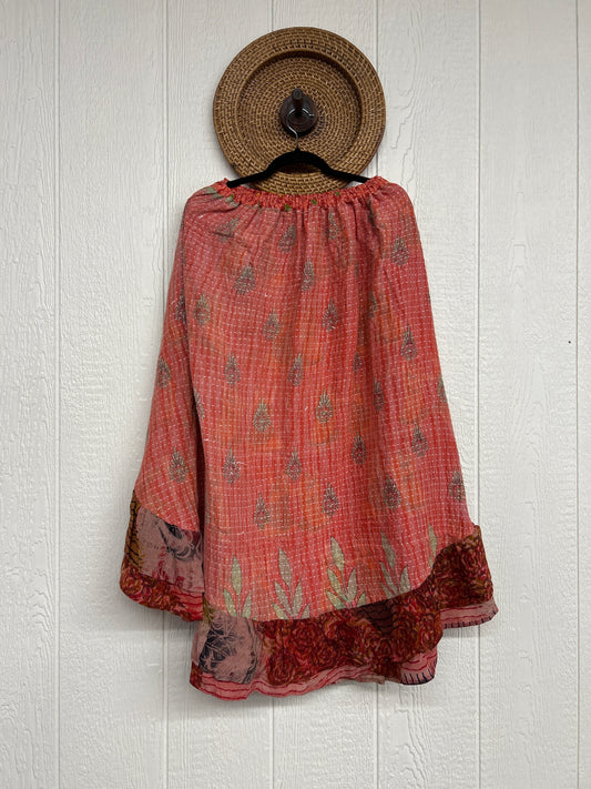 Pareo Kantha Wild Rose Skirt 0426 117