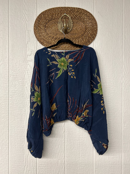Crepe Sari Luna Crop Top 0526 019