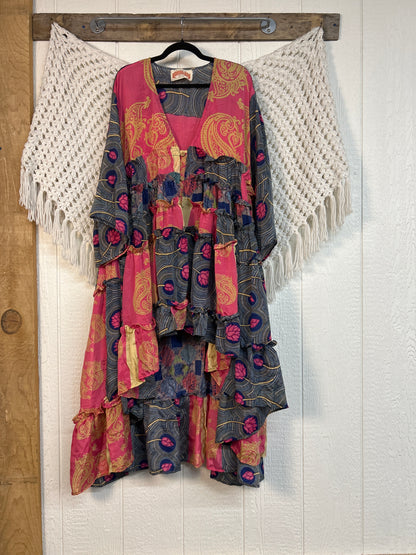 Rasgulla Sari Rhiannon Kimono 0826 123