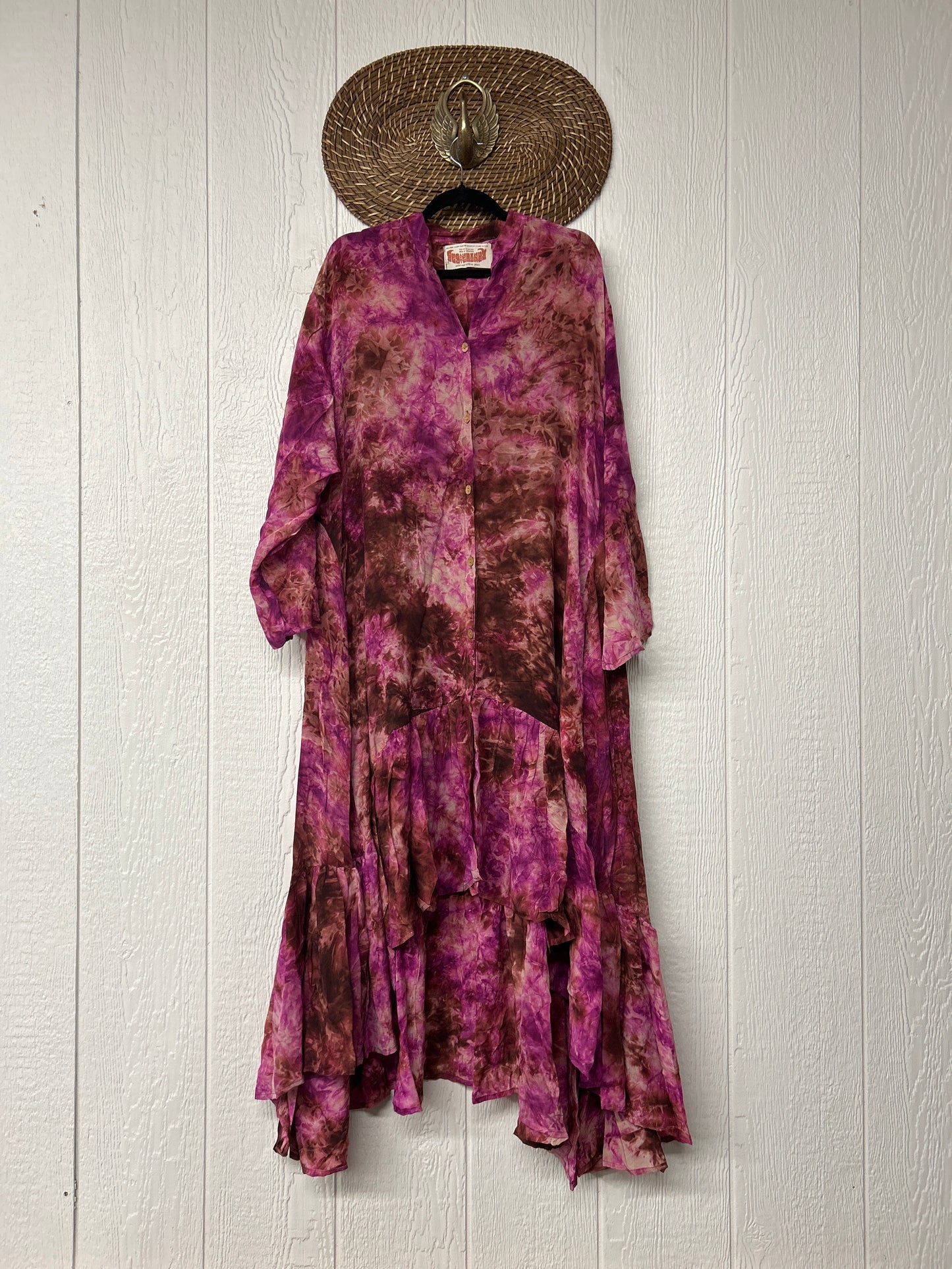Crepe Sari Dahlia Duster Dress 0326 257