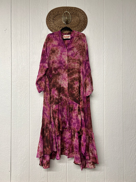 Crepe Sari Dahlia Duster Dress 0326 257