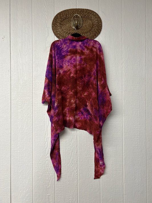 Crepe Sari Summer Nirvana Button Down 0626 077