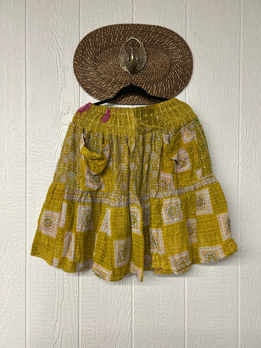 Pareo Kantha Meadow Skirt 0826 245
