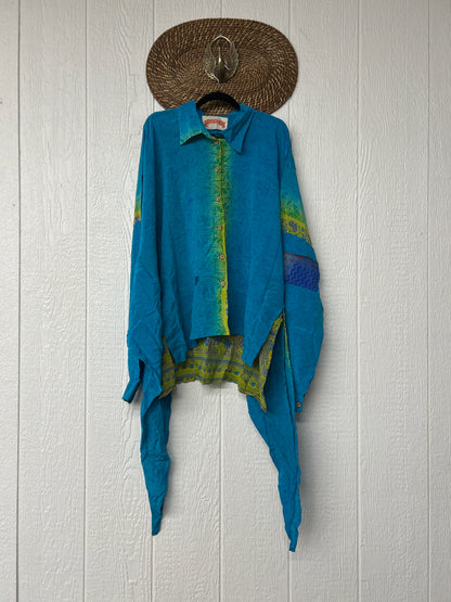 Crepe Sari Nirvana Button Down 1125 007