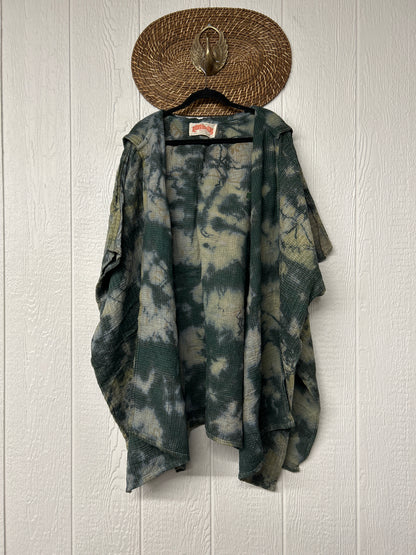 Aura Edit Fine Kantha Wanderlust Poncho 1026 004