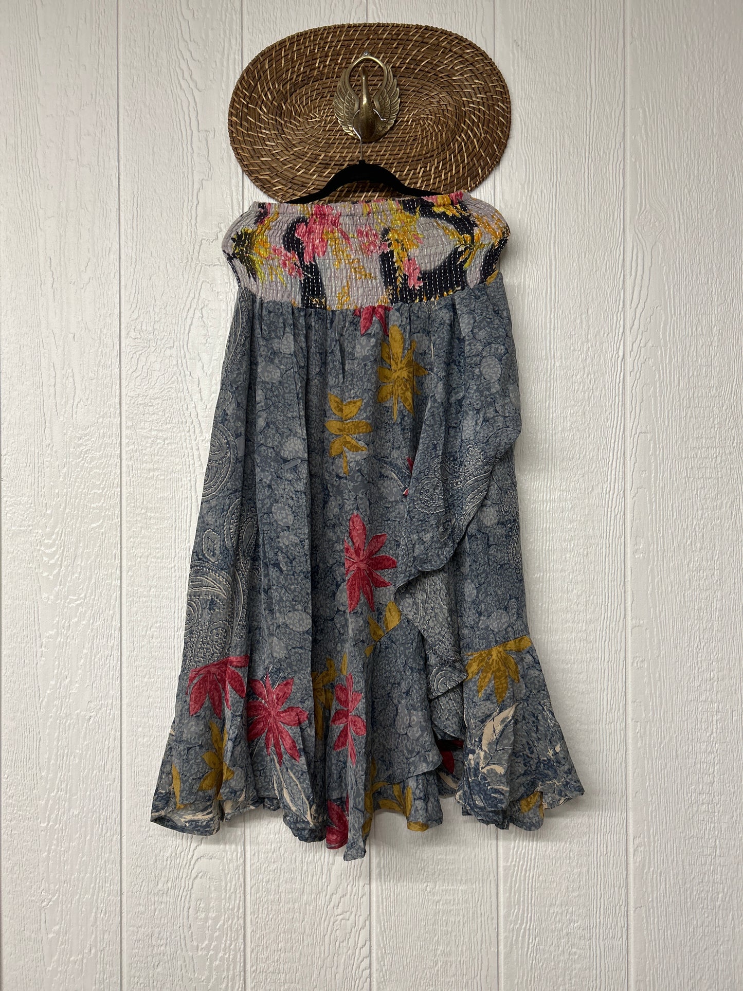 Crepe Sari Inner Peace Wrap Skirt 0626 153