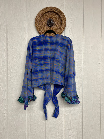 Crepe Sari Zeppelin Crop Shrug 0426 239