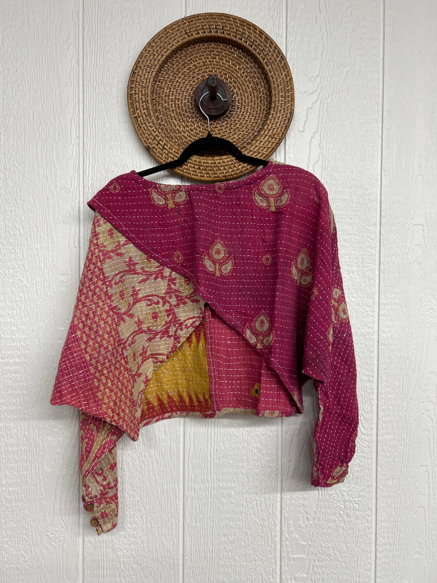 Pareo Kantha In Bloom Cropped Pullover 0326 082