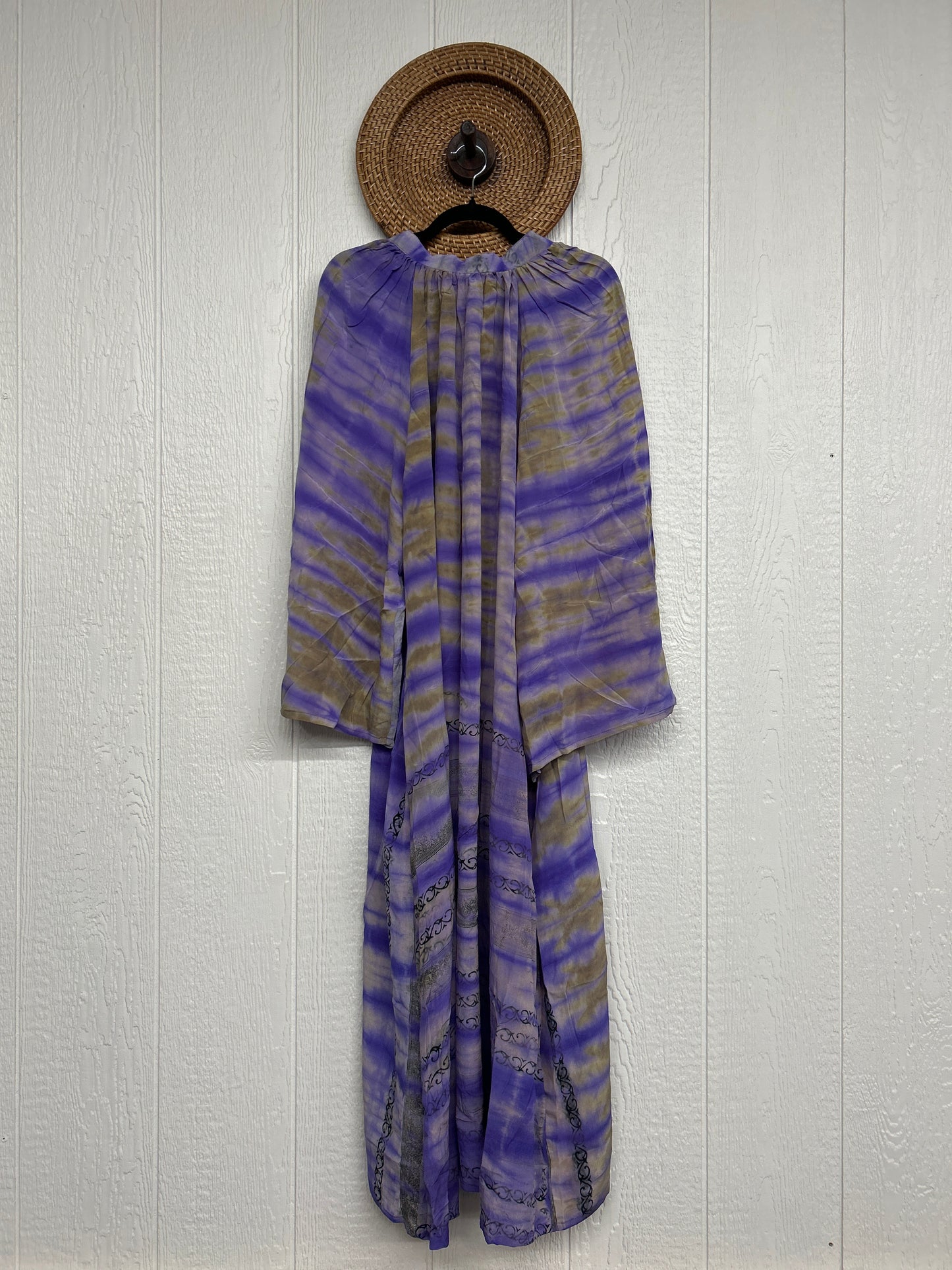 Crepe Sari Woodstock Duster Dress 0226 152