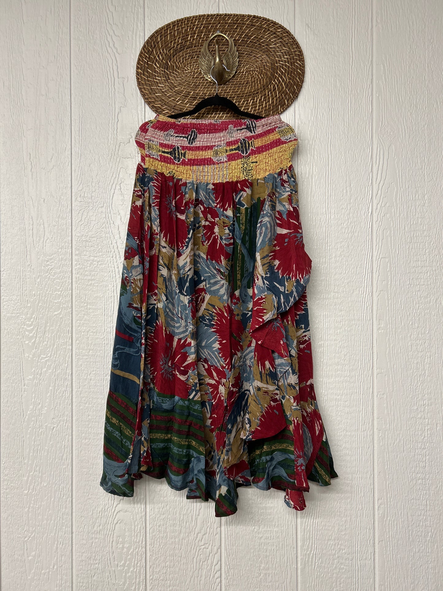 Crepe Sari Inner Peace Wrap Skirt 0626 245