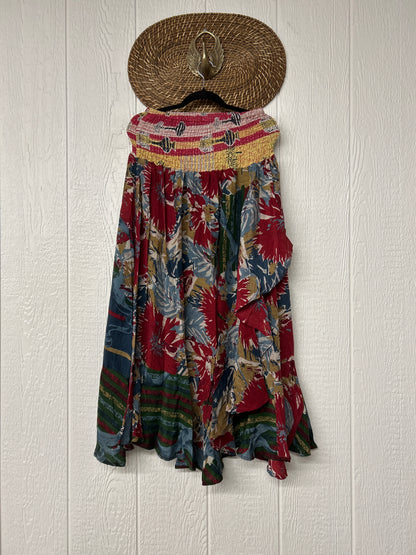 Crepe Sari Inner Peace Wrap Skirt 0626 245