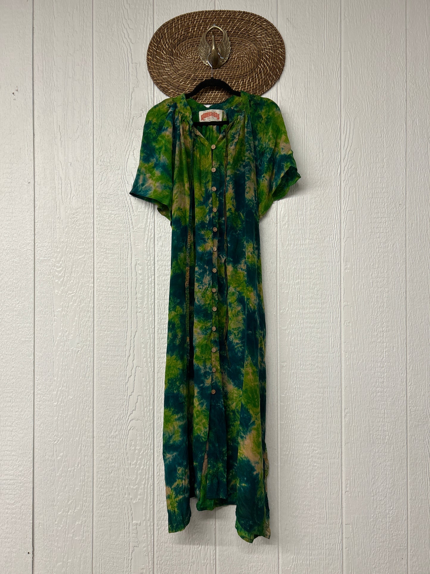 Crepe Sari Summer Woodstock Duster 0626 166